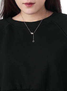 HIBAO喜小宝镶钻小蛮腰项链女