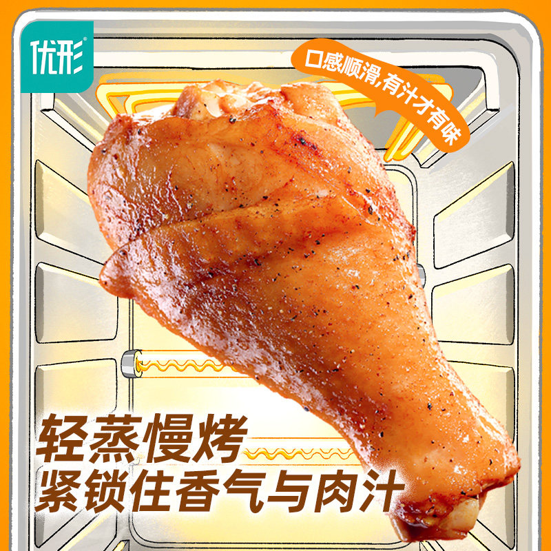 优形大130g*5袋开袋即食代餐鸡腿 优形食品鸡肉零食