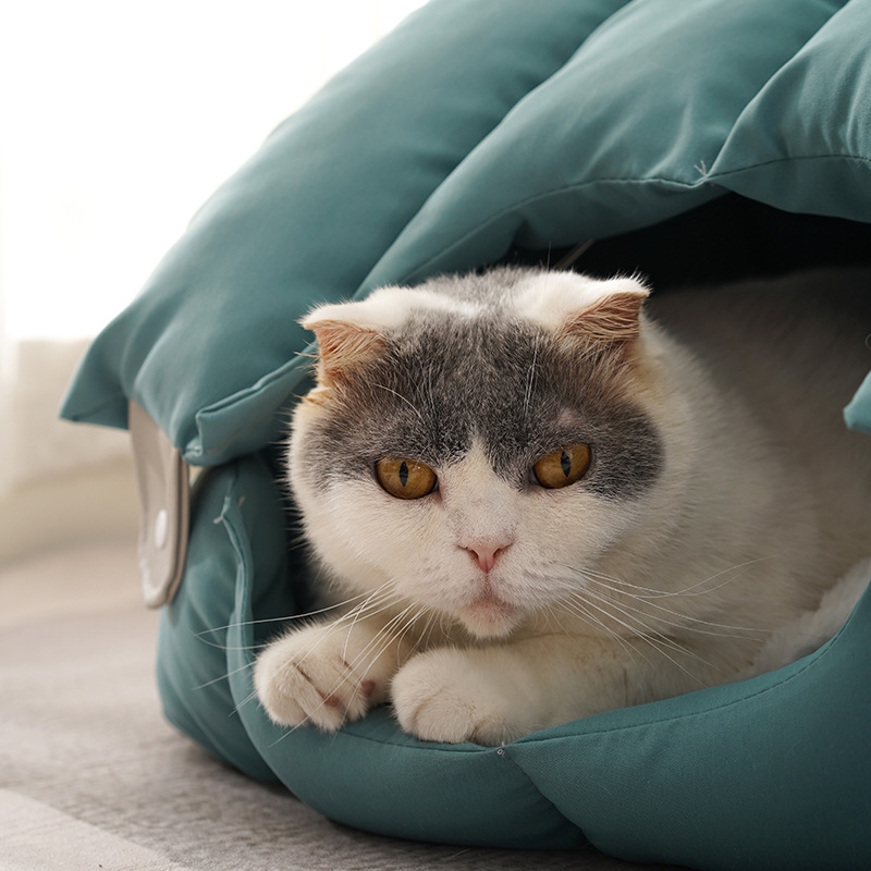 猫窝冬天保暖可拆洗狗窝幼猫猫床包裹式睡窝大号沙发猫安全感窝