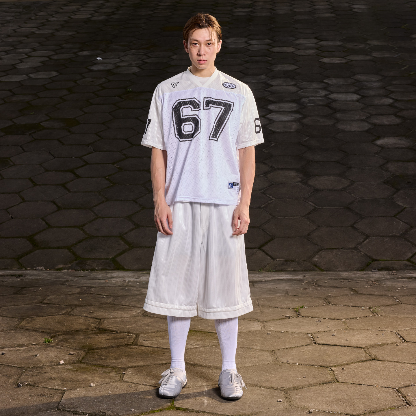 CRICLE CAGE环洞 夏季大廓形球裤抽绳运动休闲7分街头宽松短裤,淘宝优惠券,粉丝福利购,淘宝优惠卷