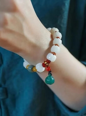 男女款手链白菩提莲花手串莲蓬