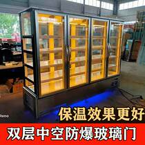 Hot Pot Strings string cabinets Custom Fried Strings Refrigerated Display Cabinet Barbecue cold dishes Vegetable Cupboards Cooked fruit refreshing cabinet air-cooled