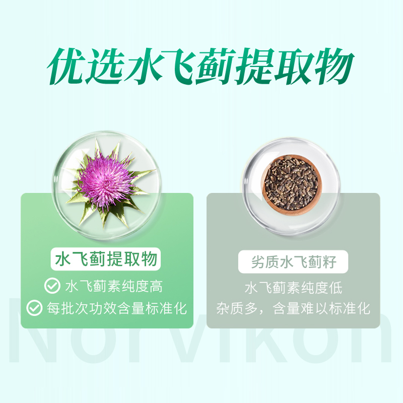 【Norvikon】美国进口水飞蓟熬夜奶蓟草小熊护月干软糖咀嚼片90粒