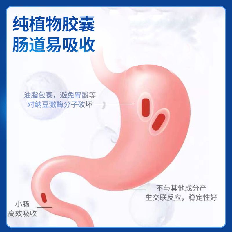 norvikon美国品牌纳豆激酶地龙蛋白凝胶糖果90粒4000fu-图1