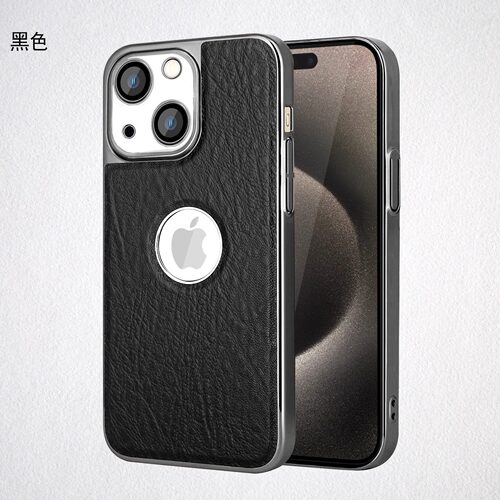 树纹皮套适用苹果14plus手机壳新款高级感iphone14promax超薄全包防摔保护套14Pro2025网红爆款男士商务外壳 - 图2