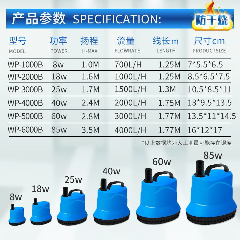 鱼缸循环泵静音抽水吸粪便过滤泵家用小型鱼缸鱼池水族箱潜水泵