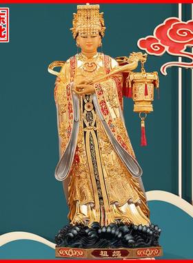 纯铜妈祖神像娘娘佛堂摆件
