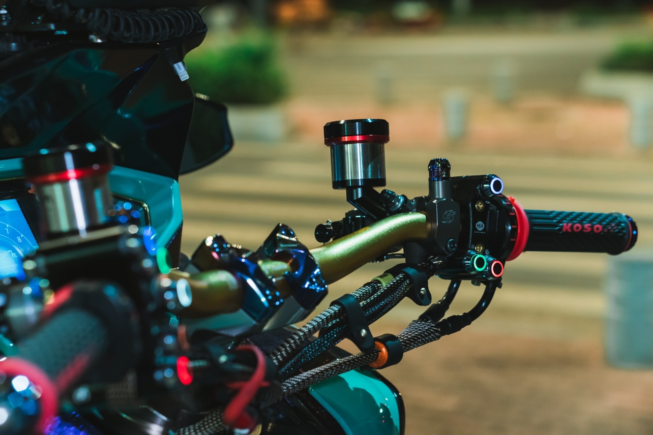 光阳krv180改装糖豆开关 糖豆发光开关 KRV180改装手把开关 KSN - 图3