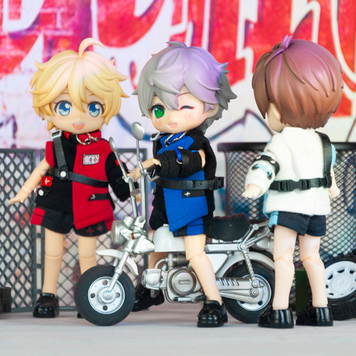 ob11娃衣 酷酷日常拼色套装 12分娃衣bjd娃娃衣GSC素体ufdoll ymy - 图0