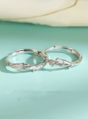 槲寄生情侣对戒2026新款高级感