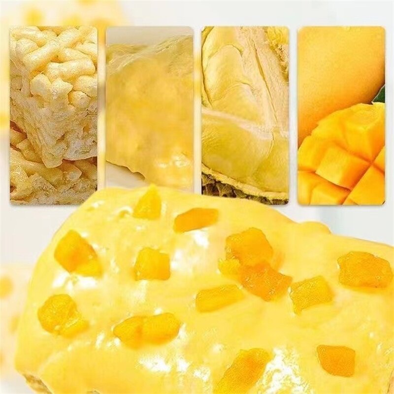 榴莲芒果沙琪玛榴芒双拼奶盖沙琪玛上班宿舍奶昔解馋小零食a