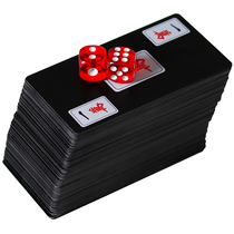 Waterproof Card Mahjong Playing Cards Frosted Thickened Plastic Travel Portable Home Hand Rubbing Paper Mahjong 108 sheets