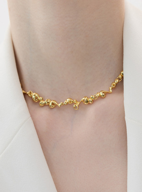 盐岛湖石choker颈链轻奢高级配饰