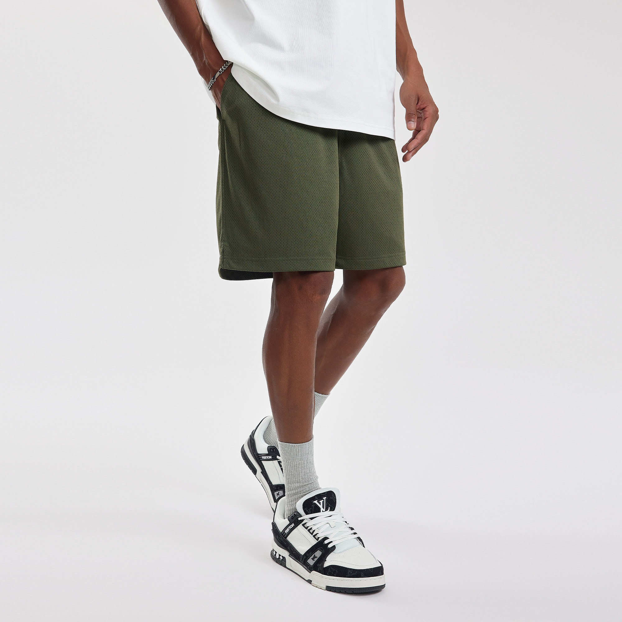 bdpowerup美式网眼速干短裤男夏季轻薄男士运动短裤休闲四分裤,淘宝优惠券,粉丝福利购,淘宝优惠卷