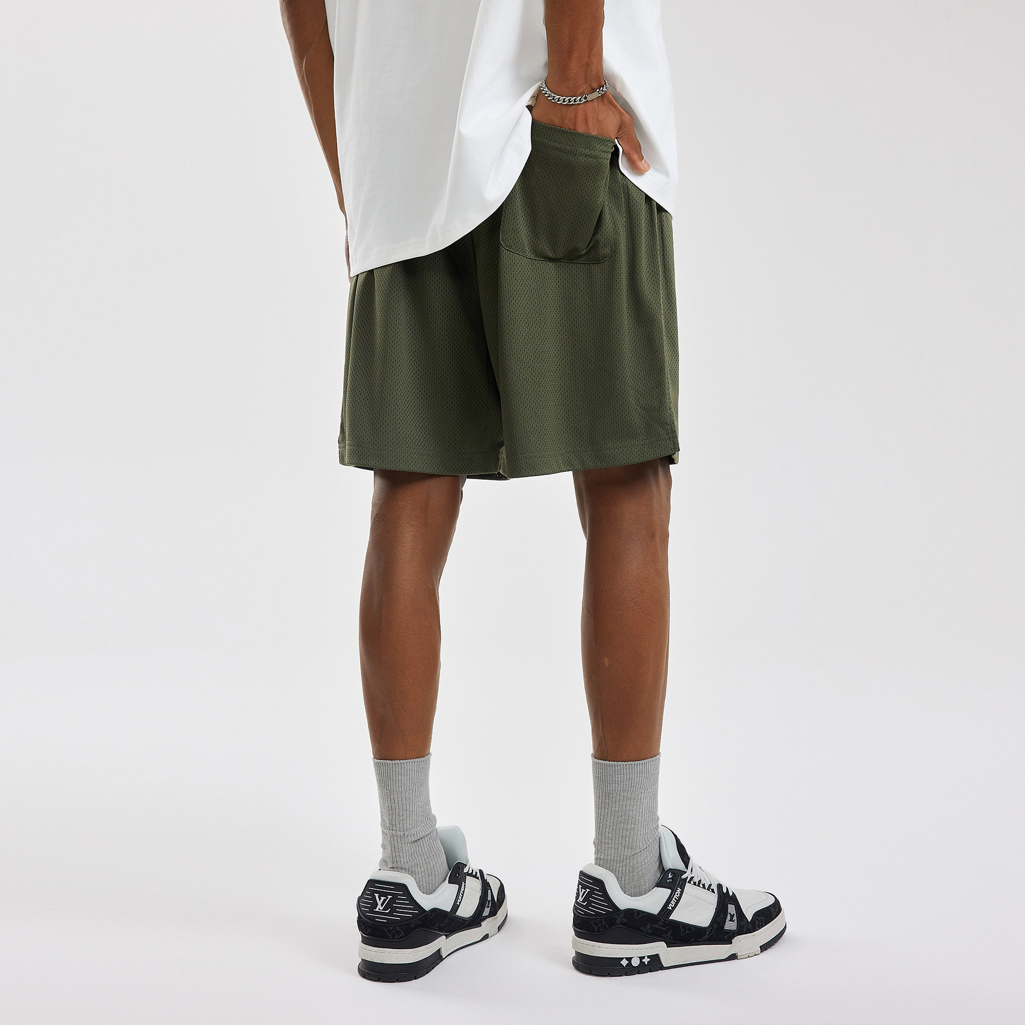 bdpowerup美式网眼速干短裤男夏季轻薄男士运动短裤休闲四分裤,淘宝优惠券,粉丝福利购,淘宝优惠卷