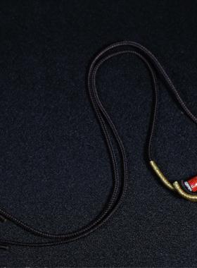 绳艺吊坠项链一生安纯手工编织