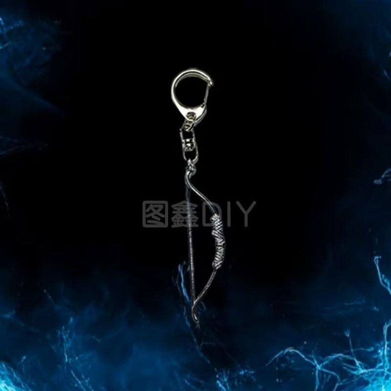 和平精英挂件新款自制合金和平精英钥匙扣潮流周边火焰刀挂件物资游戏武器