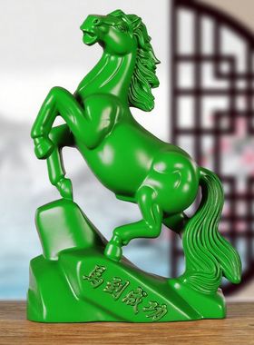 红花梨木雕刻马摆件马到成功工艺红木家居装饰开业送礼风水用定制