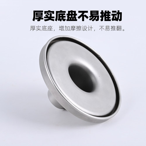 304不锈钢乌龟专用爬宠喂食器黄缘安缘半水龟陆龟食盆食台喝水盆 - 图2