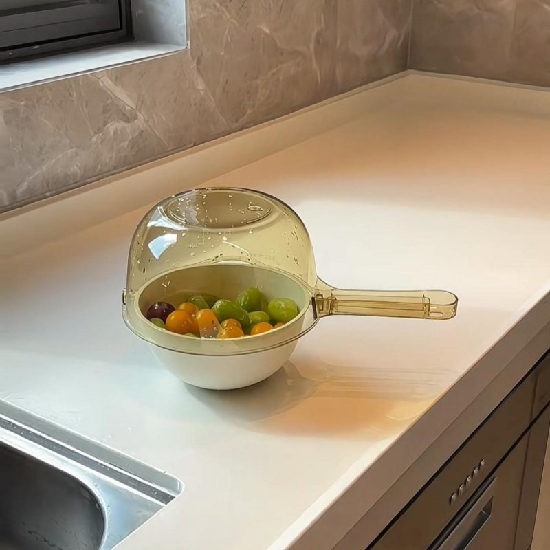 MOMO HOME特大洗菜盆家用2025新款沥水淘米神器食品级洗水果滤水,淘宝优惠券,粉丝福利购,淘宝优惠卷