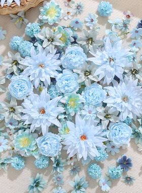仿真花混搭花朵花艺diy材料包