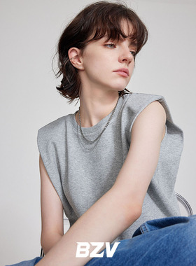 BZV双层叠戴麻花简约基础款项链