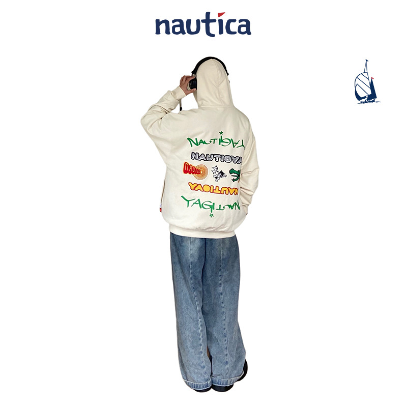 【龙年限定】nautica×JUN INAGAWA联名日系中性嘻哈卫衣JIKW4102