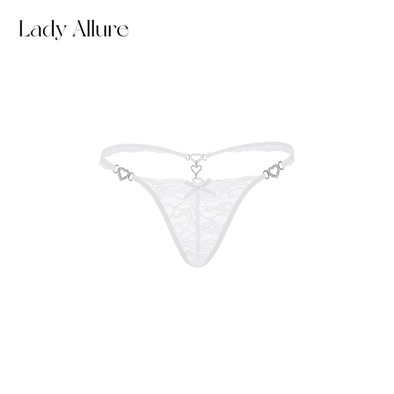 「LA」暧昧回应期*原创闪钻链条性感丁字裤蕾丝镂空细带三角内裤,淘宝优惠券,粉丝福利购,淘宝优惠卷