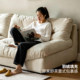 Italian minimalist cloud cat scratch cloth corduroy sofa