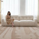 Fully removable and washable chenille velvet small apartment fabric sofa