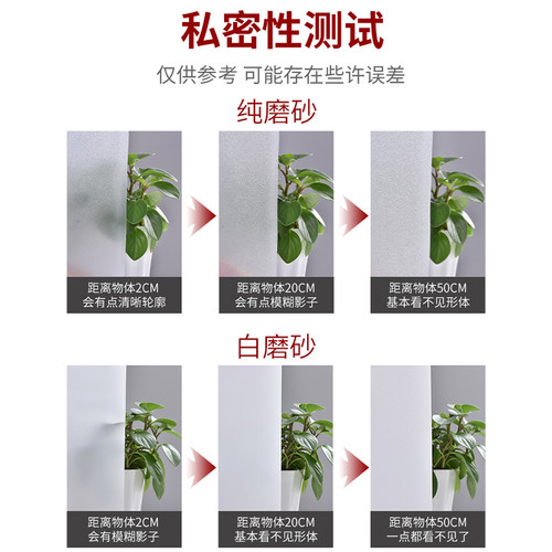 卫生间浴室玻璃窗防窥膜自粘窗帘防走光窗口贴纸厕所窗户遮挡神器 - 图3