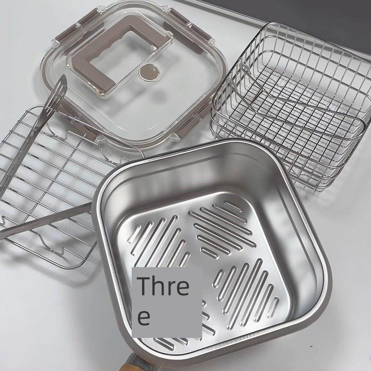 迷你炸锅家用多功能304不锈钢煎锅可电磁炉燃气露营便携带盖密封.,淘宝优惠券,粉丝福利购,淘宝优惠卷