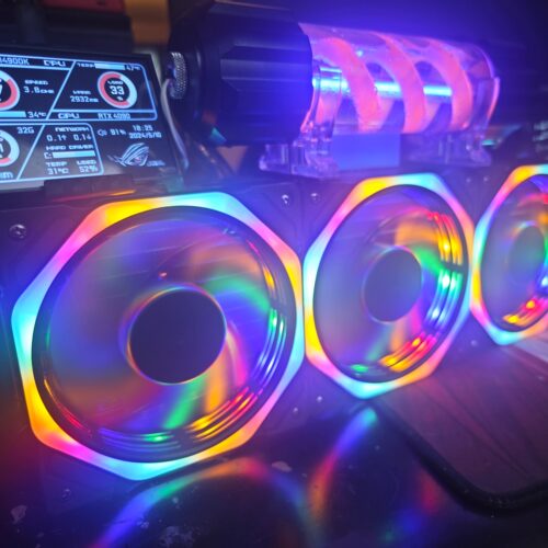笔记本旷世水冷降温一体机散热套外置分体式360/240冷排静音改装 - 图0