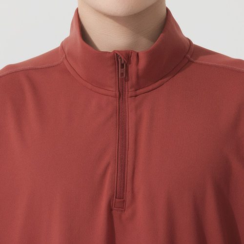 Under Armour安德玛长袖T恤男装秋季款男子半拉链款套头运动上 - 图2