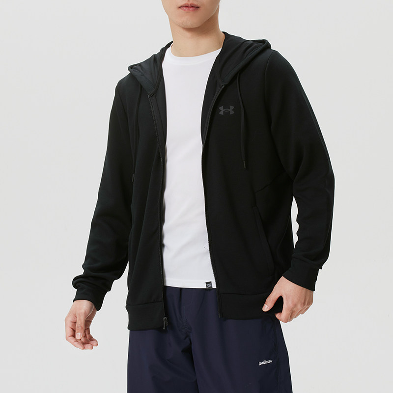 UA安德玛连帽夹克Vanish男子针织训练运动卫衣拉链外套 6010862,淘宝优惠券,粉丝福利购,淘宝优惠卷