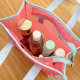 Mesh makeup bag transparent hollow storage bag beach bag