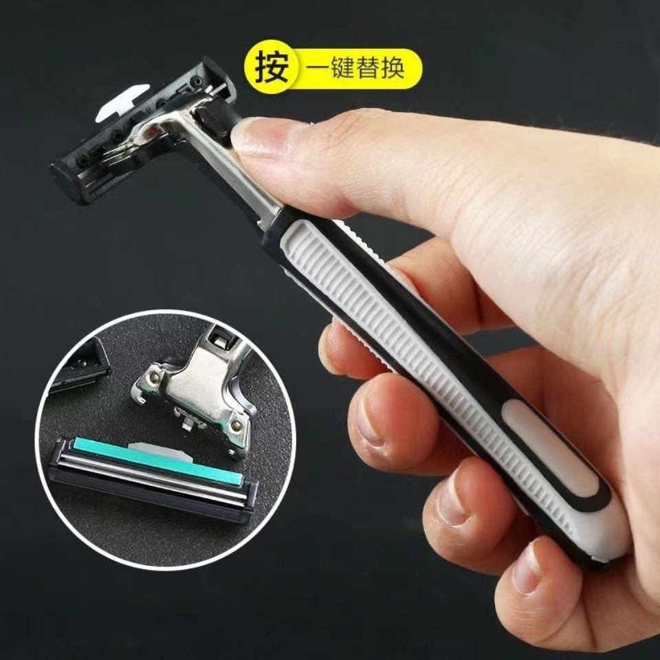 Universal double-layer shaving holder with 2 layers, 3 layers and 6 layers