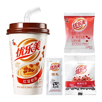 优乐美红豆奶茶谷物冲饮礼盒15杯[3元优惠券]-寻折猪