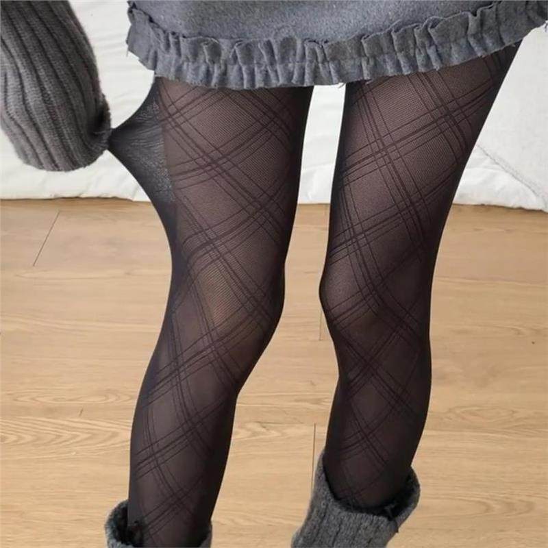 黑色菱形格子丝袜女秋冬季高透黑丝裤袜美腿内搭裤配光腿神器,淘宝优惠券,粉丝福利购,淘宝优惠卷