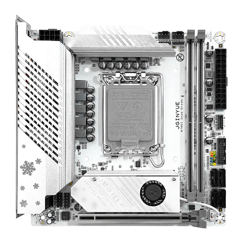 other X58精粤B660i/760i迷你itx主板双M.2 2.5G网卡1700针支持12-图0