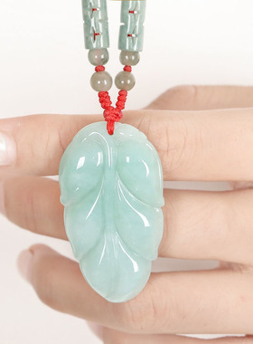 男女款A货翡翠民族风项链吊坠
