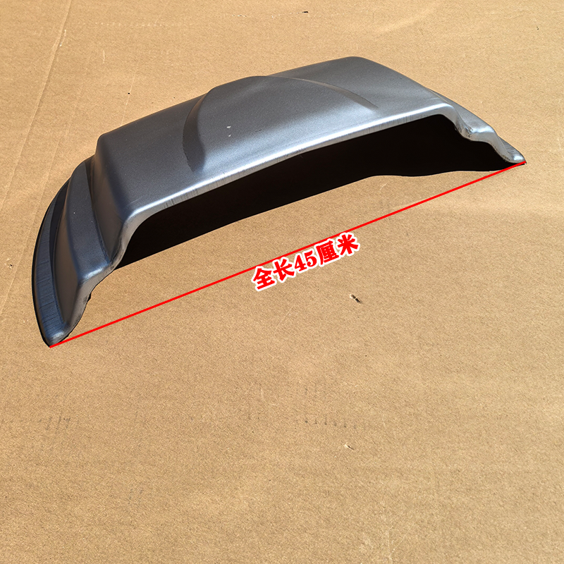 半封闭电动三轮货车M31前脸钣金前杠叶子板泥瓦帽檐弧管大灯中网 - 图0