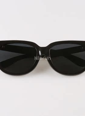 黑色墨镜大脸显瘦蝶形