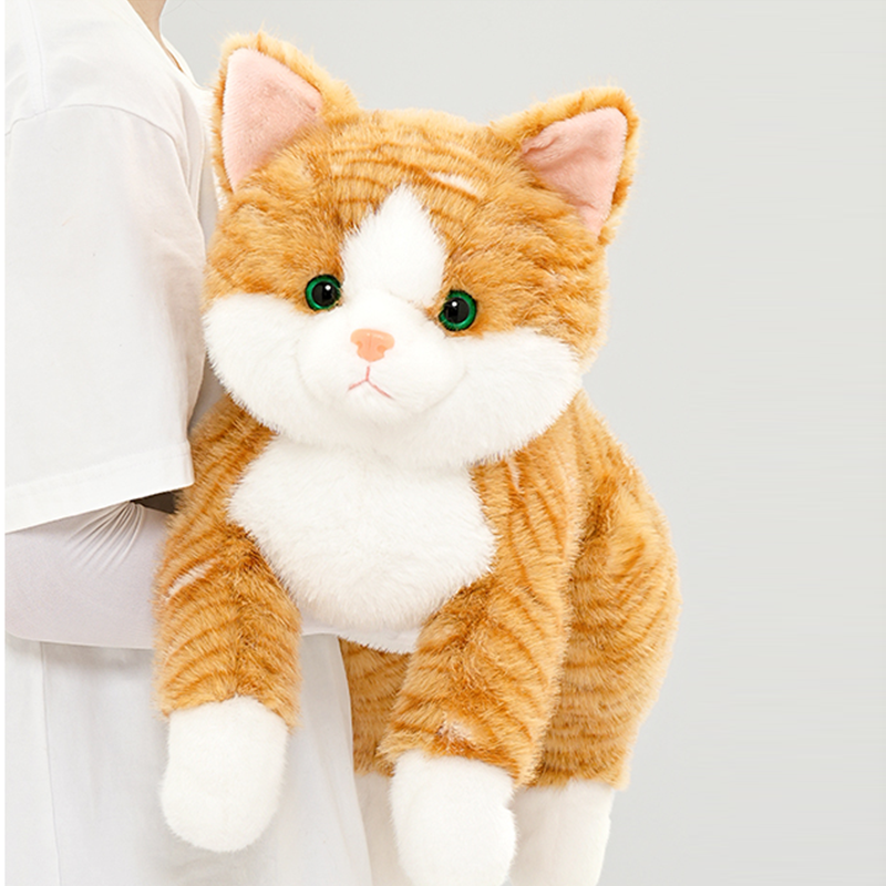 正版抱抱宝贝仿真趴趴猫咪玩偶猫猫娃娃公仔儿童睡觉抱枕生日礼物