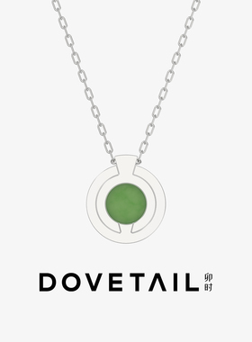 榫卯设计项链DOVETAIL碧玉