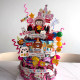 Snack birthday cake diy material package