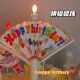 Fan-shaped funny creative surprise card