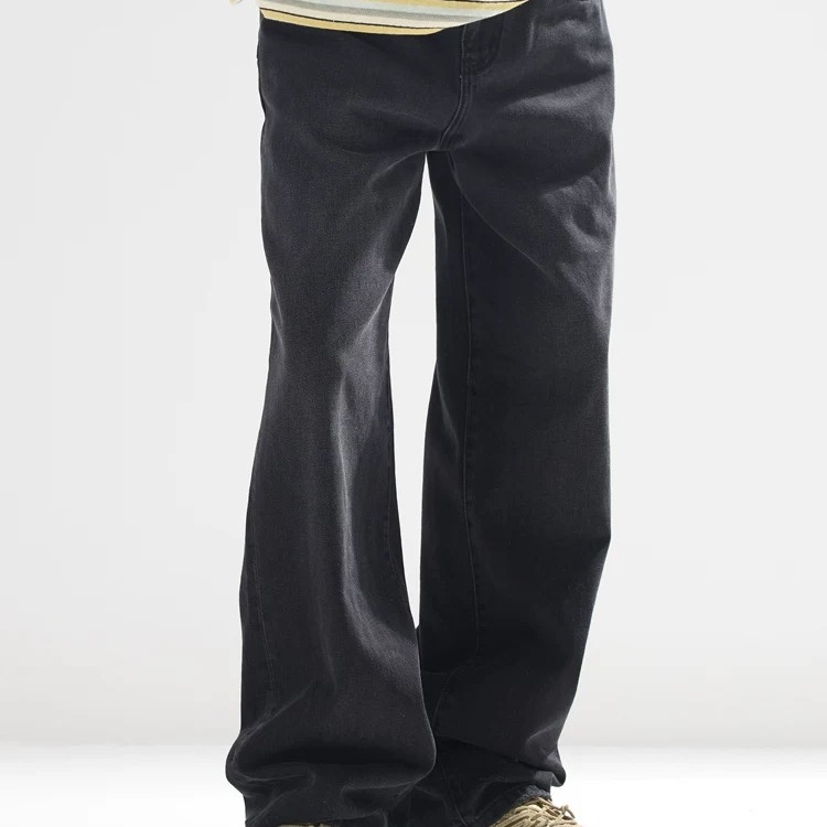 【官方正品】Epide Prefab水洗做旧宽松老钱风通勤休闲牛仔裤 - 图0