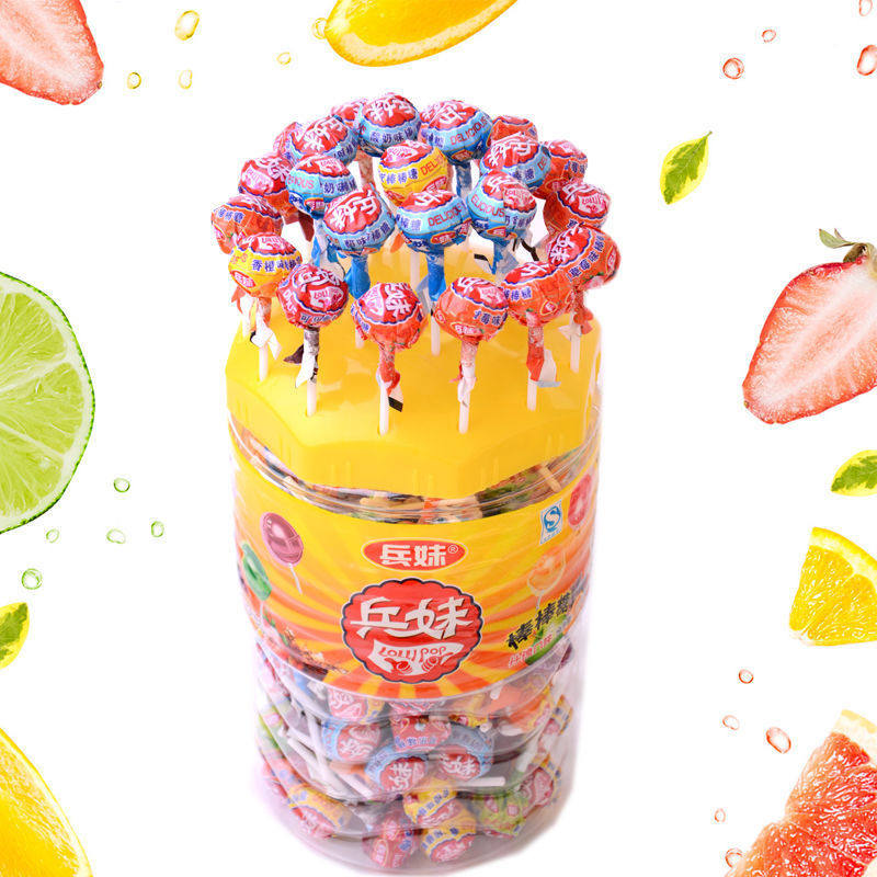 兵妹六种混合口味棒棒糖20