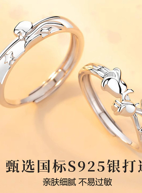 小王子与玫瑰瑰/情侣对戒/刻字